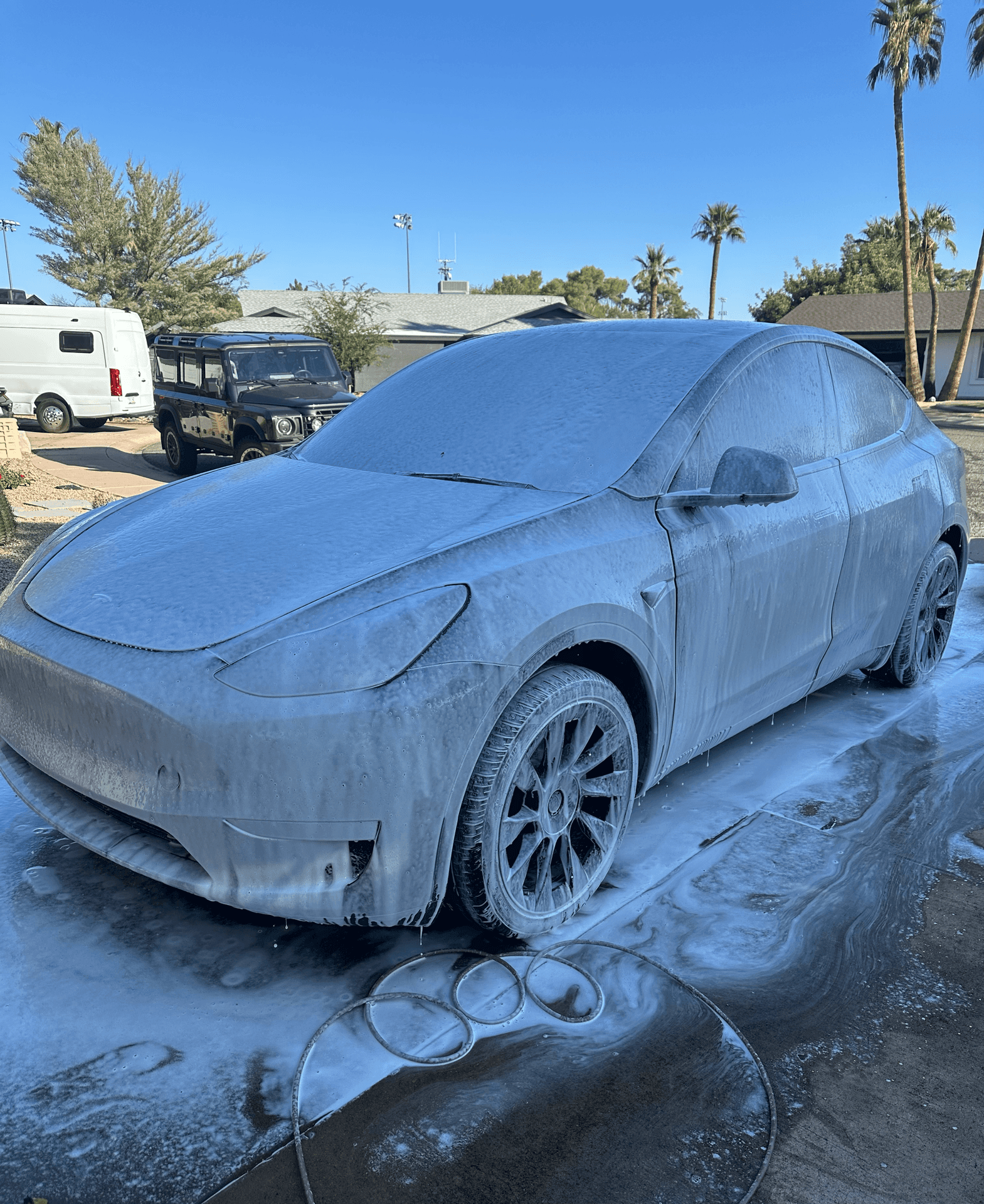 Tesla exterior detailing
